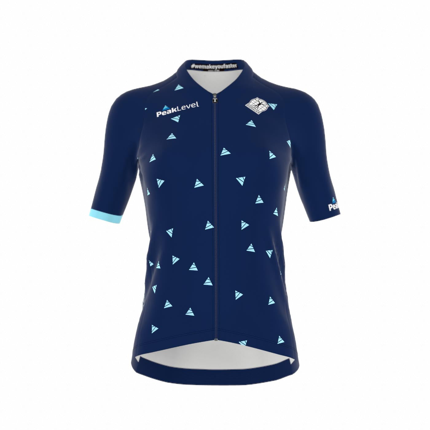 Pakket fietskledij dames: fietsshirt + short zonder bretellen