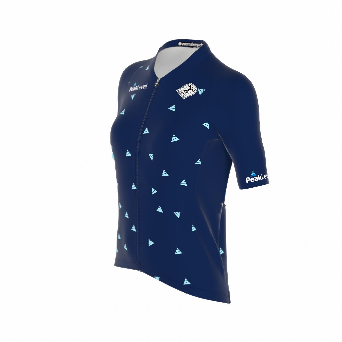 Pakket fietskledij dames: fietsshirt + short zonder bretellen