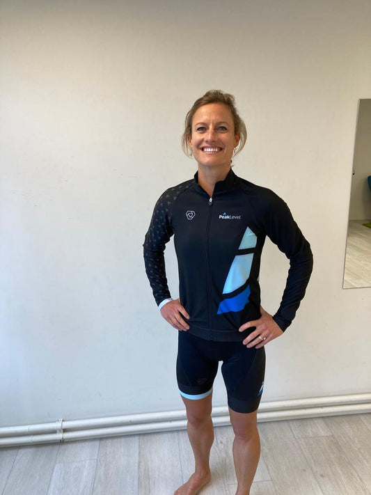 Fietsshirt lange mouw dames